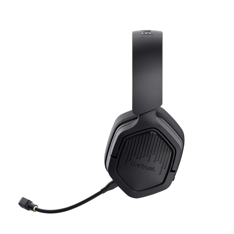 Trust GXT 493PS Carus Headset Gaming Auscultadores com Microfone Com Fios Jack 3.5mm e Sem Fios Bluetooth Preto - 25746 - 8713439257465