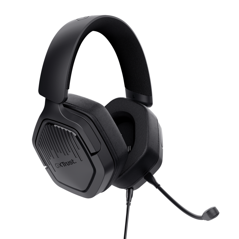Trust GXT 492 Carus Headset Gaming Auscultadores com Microfone Com Fios Jack 3.5mm Preto - 25447 - 8713439254471