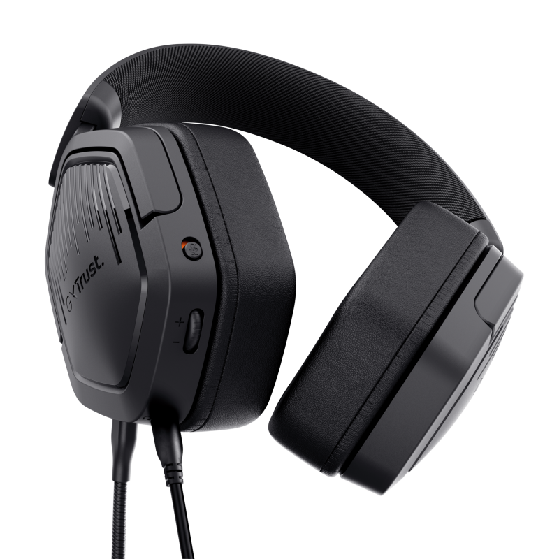 Trust GXT 492 Carus Headset Gaming Auscultadores com Microfone Com Fios Jack 3.5mm Preto - 25447 - 8713439254471