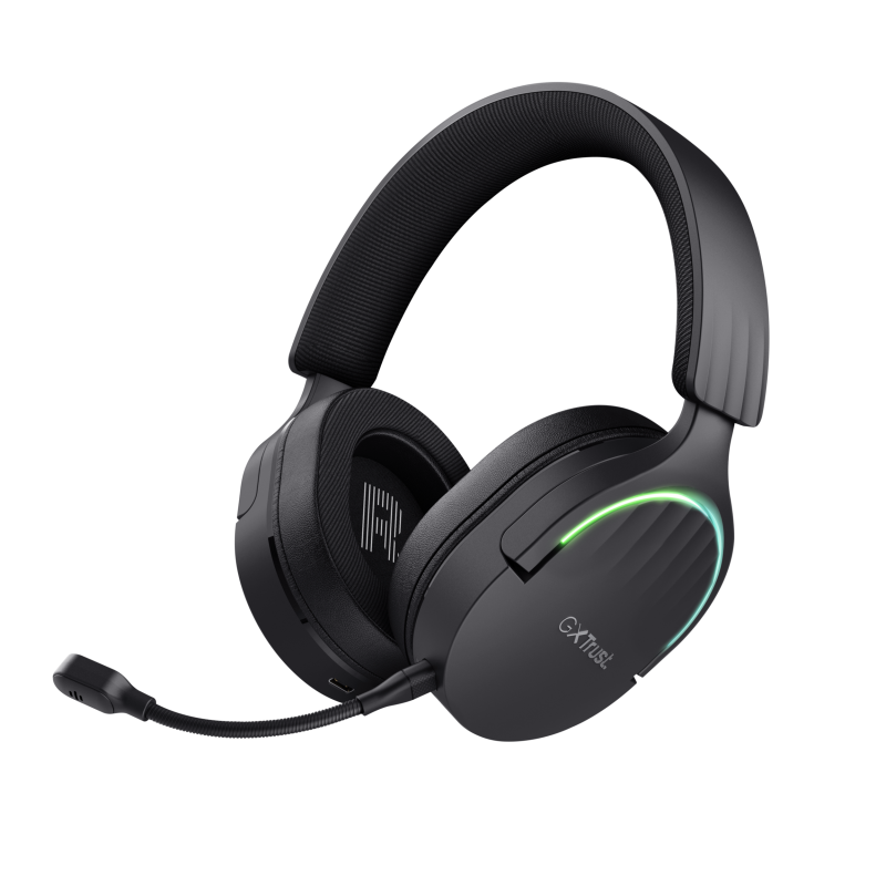 Trust GXT 491 Fayzo Headset Gaming Auscultadores com Microfone Com Fios USB e Sem Fios Bluetooth Preto - 24901 - 8713439249019
