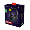 Trust GXT 491 Fayzo Headset Gaming Auscultadores com Microfone Com Fios USB e Sem Fios Bluetooth Preto - 24901 - 8713439249019