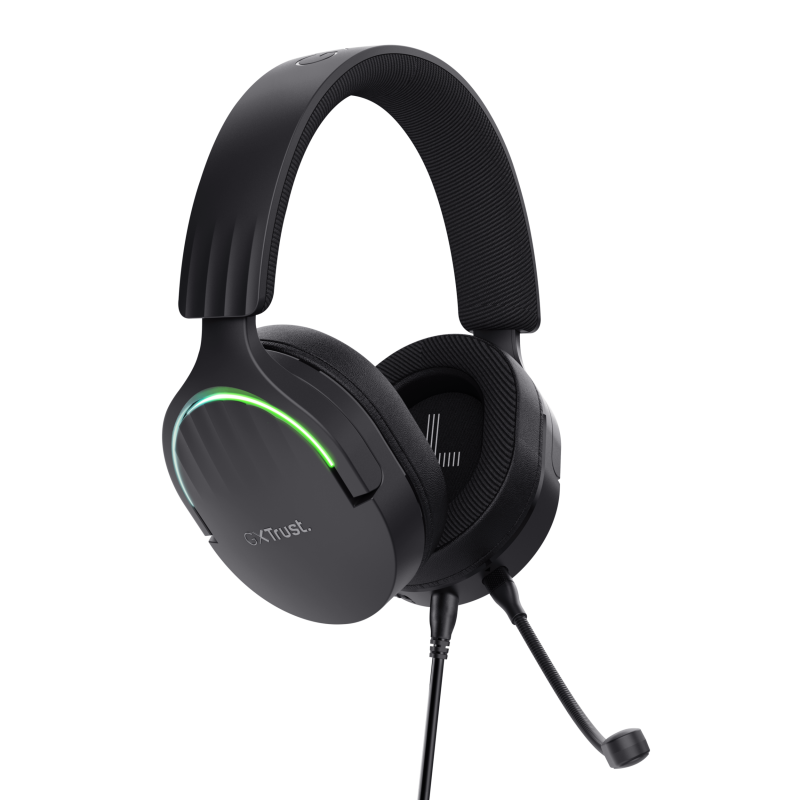Trust GXT 490 Fayzo Headset Gaming Auscultadores com Microfone Com Fios USB Preto - 24900 - 8713439249002