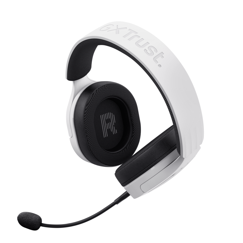 Trust GXT 489 Fayzo Headset Gaming Auscultadores com Microfone Com Fios Jack 3.5mm Preto, Branco - 25210 - 8713439252101