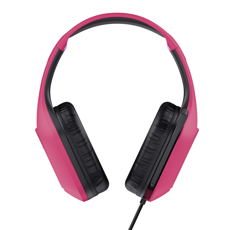 Trust GXT 415 Zirox Headset Gaming Auscultadores com Microfone Com Fios Jack 3.5mm Rosa - 24992 - 8713439249927