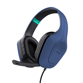 Trust GXT 415 Zirox Headset Gaming Auscultadores com Microfone Com Fios Jack 3.5mm Azul - 24991 - 8713439249910