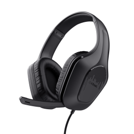 Trust GXT 415 Zirox Headset Gaming Auscultadores com Microfone Com Fios Jack 3.5mm Preto - 24990 - 8713439249903
