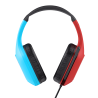 Trust GXT 416S Zirox Headset Gaming Auscultadores com Microfone Com Fios Jack 3.5mm Preto, Ciano, Vermelho - 25423 - 8713439254235