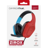 Trust GXT 416S Zirox Headset Gaming Auscultadores com Microfone Com Fios Jack 3.5mm Preto, Ciano, Vermelho - 25423 - 8713439254235