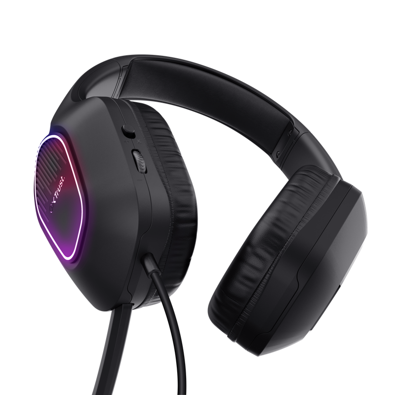 Trust GXT 416 Zirox Headset Gaming Auscultadores com Microfone Com Fios Jack 3.5mm/USB Preto - 25331 - 8713439253313