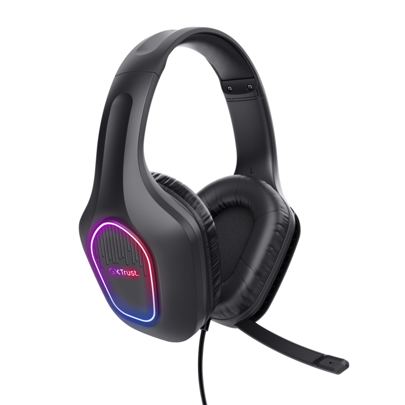 Trust GXT 416 Zirox Headset Gaming Auscultadores com Microfone Com Fios Jack 3.5mm/USB Preto - 25331 - 8713439253313