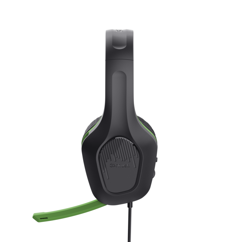 Trust GXT 415 Zirox Headset Gaming Auscultadores com Microfone Com Fios Jack 3.5mm Preto, Verde - 24994 - 8713439249941