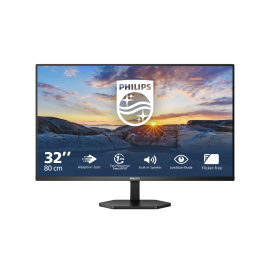 Philips 3000 series 32E1N3100LA LCD Monitor Profissional Plano, 80 cm (31,5"), 1920 x 1080 pixels Full HD, 75Hz, HDMI, Altifalantes Integrados, Preto - 32E1N3100LA/00 - 8712581804947