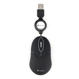 NGS SIN Rato Mini Com Fios USB Ambidestro 1000 DPI Ótico 2 Botões Preto - SINBLACK - 8435430606461