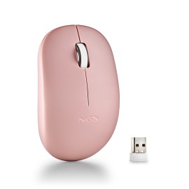 NGS FOG PRO Rato Sem Fios RF Wireless Ambidestro 1000 DPI Ótico 2 Botões Rosa - FOGPROPINK - 8435430624915