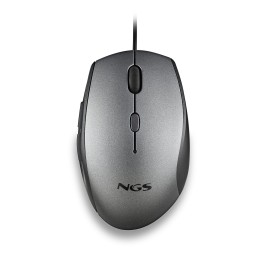 NGS MOTH GRAY Rato Com Fios USB 1600 DPI Ótico 5 Botões Cinzento - MOTHGRAY - 8435430623352