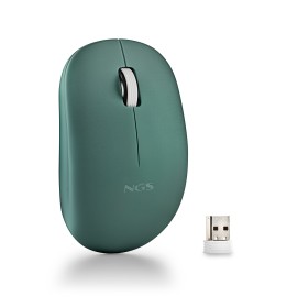 NGS FOG PRO Rato Sem Fios RF Wireless Ambidestro 1000 DPI Ótico 2 Botões Verde - FOGPROGREEN - 8435430624939