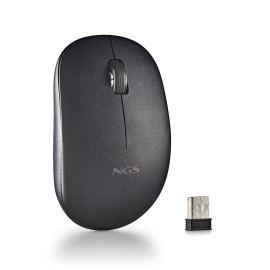 NGS FOG PRO Rato Sem Fios RF Wireless Ambidestro 1000 DPI Ótico 2 Botões Preto - FOGPROBLACK - 8435430624878