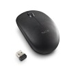 NGS FOG PRO Rato Sem Fios RF Wireless Ambidestro 1000 DPI Ótico 2 Botões Preto - FOGPROBLACK - 8435430624878