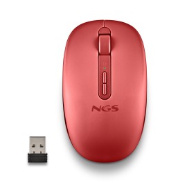 NGS FOG DUAL Rato Sem Fios RF/Bluetooth Universal Ambidestro 1600 DPI Ótico 5 Botões Vermelho - FOGDUALRED - 8435430628555