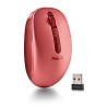 NGS FOG DUAL Rato Sem Fios RF/Bluetooth Universal Ambidestro 1600 DPI Ótico 5 Botões Vermelho - FOGDUALRED - 8435430628555