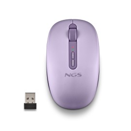 NGS FOG DUAL Rato Sem Fios RF/Bluetooth Universal Ambidestro 1600 DPI Ótico 5 Botões Roxo - FOGDUALPURPLE - 8435430629071