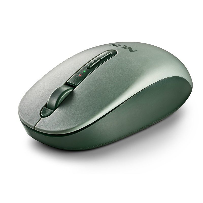 NGS FOG DUAL Rato Sem Fios RF/Bluetooth Universal Ambidestro 1600 DPI Ótico 5 Botões Verde - FOGDUALGREEN - 8435430628593