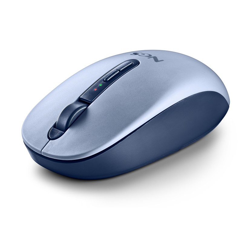 NGS FOG DUAL Rato Sem Fios RF/Bluetooth Universal Ambidestro 1600 DPI Ótico 5 Botões Azul - FOGDUALBLUE - 8435430628579