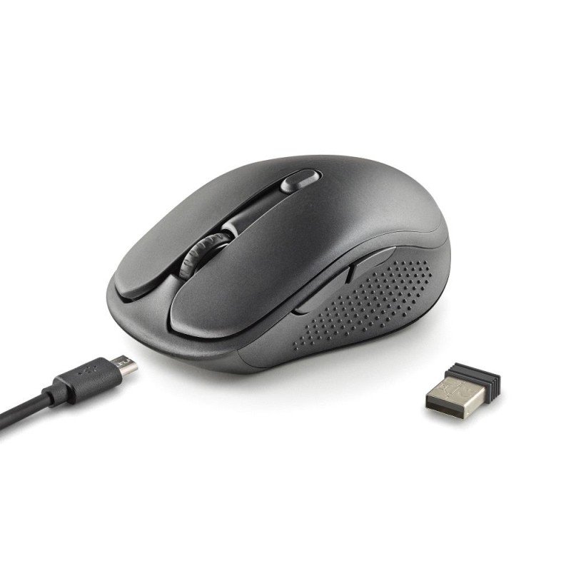 NGS EVO SPOOK Rato Sem Fios RF/Bluetooth 1600 DPI Ótico 5 Botões Preto - EVOSPOOK - 8435430624274