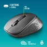 NGS DEW Rato Sem Fios RF Wireless Ambidestro 1600 DPI Ótico 2 Botões Cinzento - DEWGRAY - 8435430623925