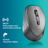NGS DEW Rato Sem Fios RF Wireless Ambidestro 1600 DPI Ótico 2 Botões Cinzento - DEWGRAY - 8435430623925