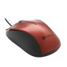 NGS CREW Rato Com Fios USB Ambidestro 1200 DPI Ótico 2 Botões Vermelho - CREWRED - 8435430618822