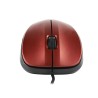 NGS CREW Rato Com Fios USB Ambidestro 1200 DPI Ótico 2 Botões Vermelho - CREWRED - 8435430618822