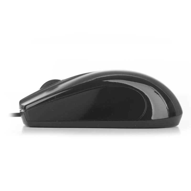 NGS Black Mist Rato Com Fios USB 800 DPI Ótico 3 Botões Preto - MIST - 8435430603927