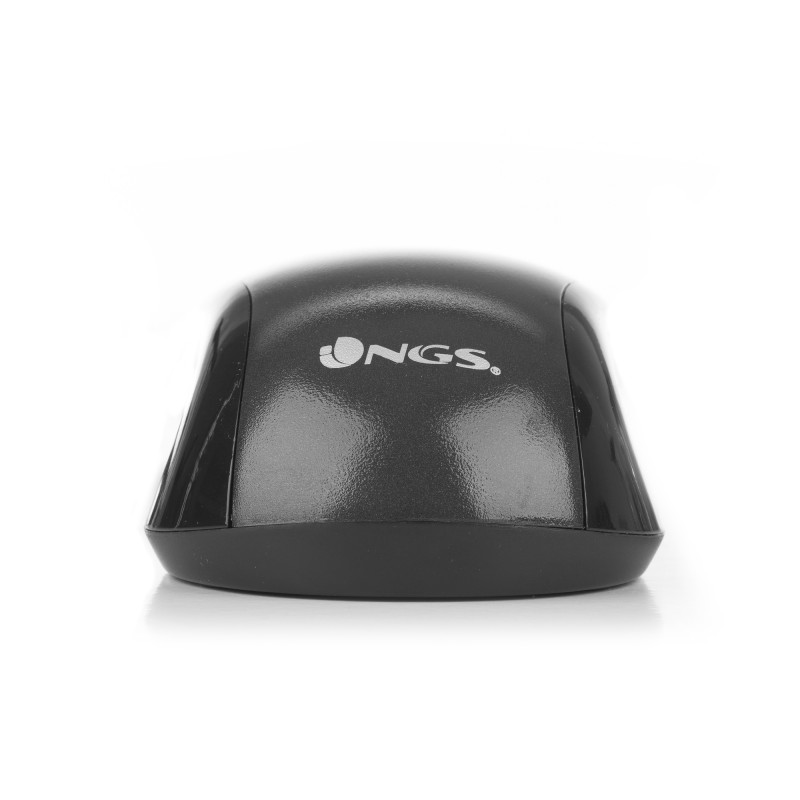 NGS Black Mist Rato Com Fios USB 800 DPI Ótico 3 Botões Preto - MIST - 8435430603927
