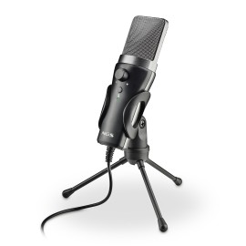 NGS MS120USB Microfone de Podcast Com Fios USB Preto - 8435430626988