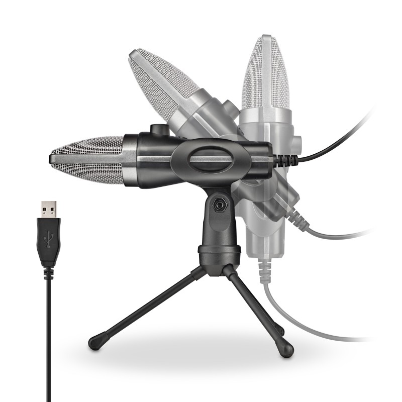 NGS MS120USB Microfone de Podcast Com Fios USB Preto - 8435430626988