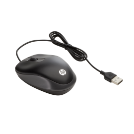 HP G1K28AA Rato de Viagem Com Fios USB Ambidestro 1000 DPI Ótico 2 Botões Preto - 0888182455142