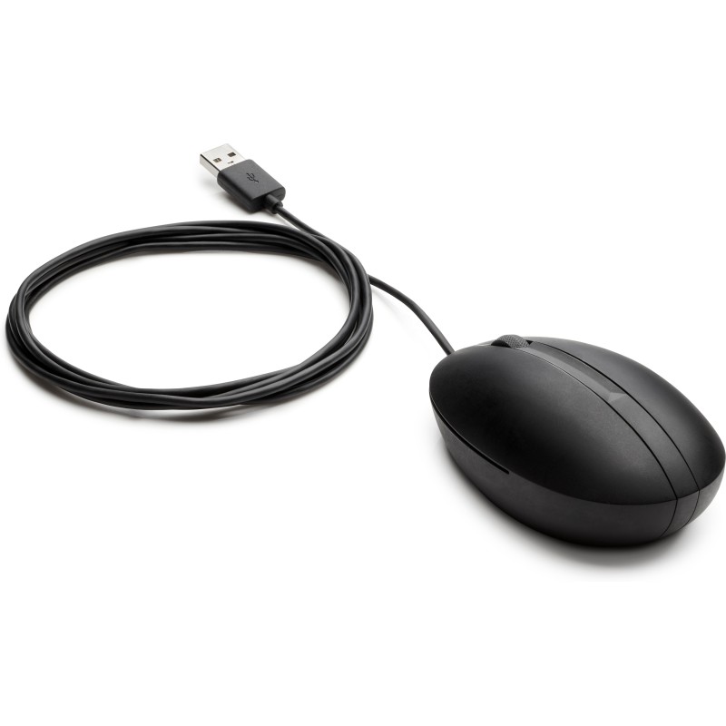 HP 320M Rato Com Fios USB Ambidestro 1000 DPI Ótico 2 Botões Preto - 9VA80AA - 0194850063046
