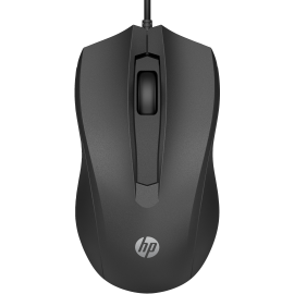 HP 105 Wired Rato Ambidestro Com Fios USB 1600 DPI Ótico 3 Botões Preto - 822M9UT - 0198122960828
