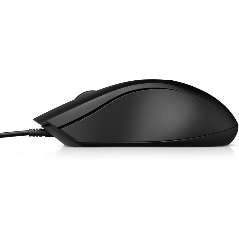 HP 105 Wired Rato Ambidestro Com Fios USB 1600 DPI Ótico 3 Botões Preto - 822M9UT - 0198122960828