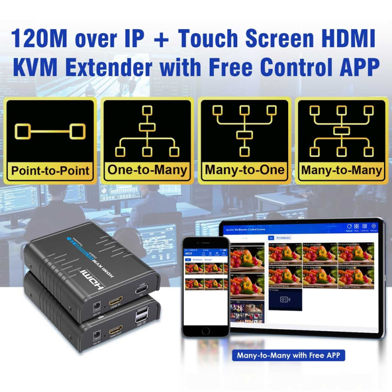 LENKENG HDMI-MATRIX-PRO-FHD-KVM-L
