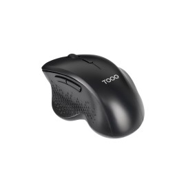 TooQ TQMWG-1105-B Rato Sem Fios RF Wireless Universal 1600 DPI Ótico 6 Botões Preto - 8433281017542