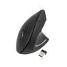 TooQ TQMWG-1104-B Rato Sem Fios RF Wireless Universal Vertical 3200 DPI Ótico 6 Botões Preto - 8433281017535
