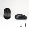 TooQ TQMW-1103-B Rato Sem Fios RF Wireless Universal Ambidestro 1600 DPI Ótico 4 Botões Preto - 8433281017528