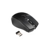 TooQ TQMW-1102-B Rato Sem Fios RF Wireless Universal 1600 DPI Ótico 4 Botões Preto - 8433281017511
