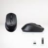 TooQ TQMW-1101-B Rato Sem Fios RF Wireless Universal 1600 DPI Ótico 4 Botões Preto - 8433281017504