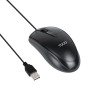 TooQ TQM-1001-B Rato Com Fios USB Universal Ambidestro 1000 DPI Ótico 2 Botões Preto - 8433281017498