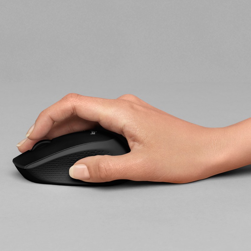 Logitech B330 Silent Plus Rato Sem Fios RF Wireless 1000 DPI Ótico 3 Botões Preto - 910-004913 - 5099206066717