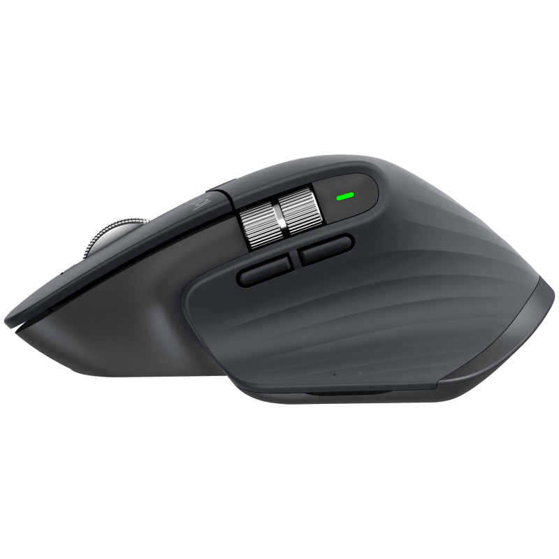 Logitech MX Master 3S for Business Rato Ergonómico Sem Fios Bluetooth 8000 DPI Laser 7 Botões Grafite - 910-006582 - 5099206107885