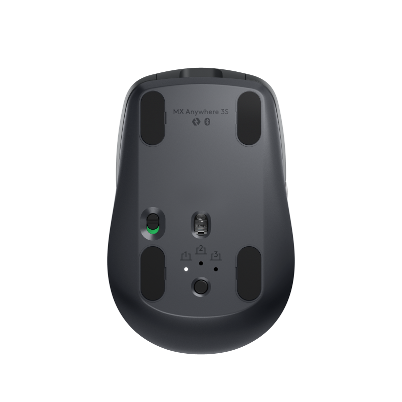 Logitech MX Anywhere 3S Rato Sem Fios RF/Bluetooth Ambidestro 8000 DPI Laser 6 Botões Grafite - 910-006929 - 5099206111721